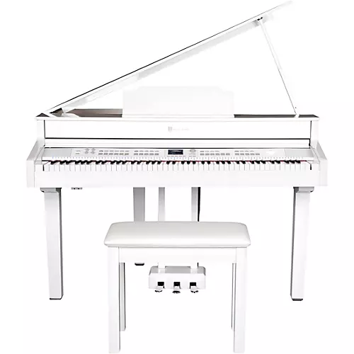 Williams Symphony Grand II Digital Micro Grand Piano With Bench Mahogany Red 88 Key