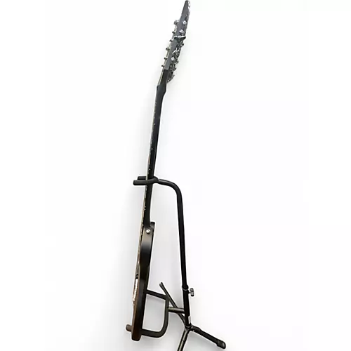 Used Schecter Guitar Research Diamond Series DUG DP-12 Black Electric Bass Guitar Black