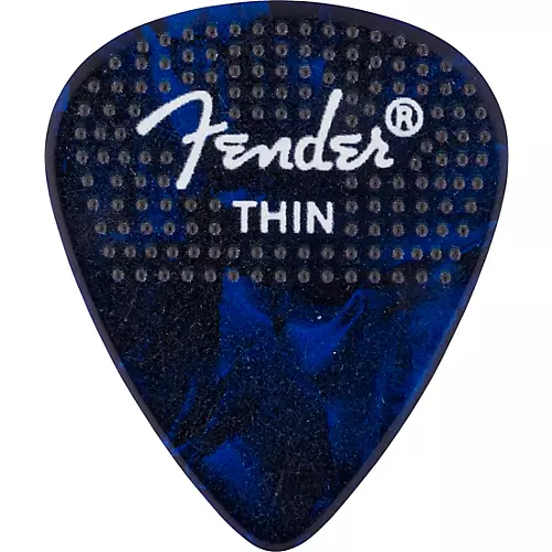 Fender 351 Dotted Celluloid Guitar Picks Thin 12 Pack