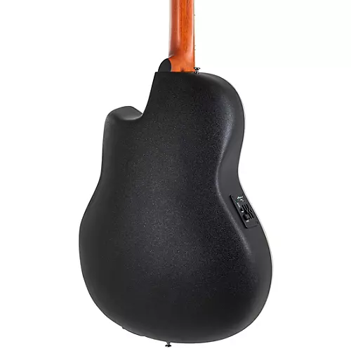 Applause AB2412-5S Traditional Series Mid-Depth 12-String Acoustic-Electric Guitar Black