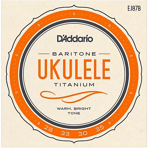 D'Addario EJ87B Titanium Baritone Ukulele Strings