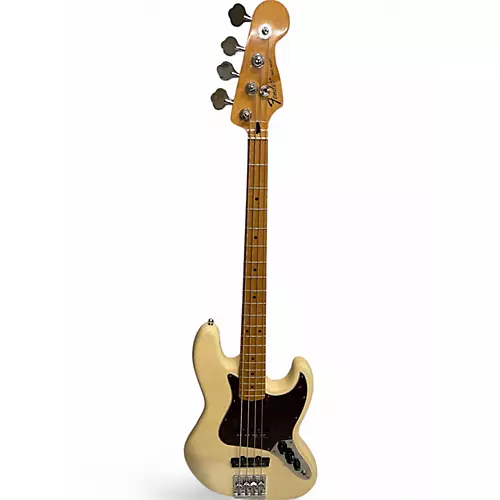 Used Fender American Professional II Jazz Bass yello Electric Bass Guitar yello