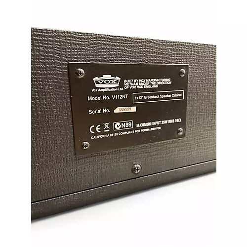 Used VOX V112NT Guitar Cabinet