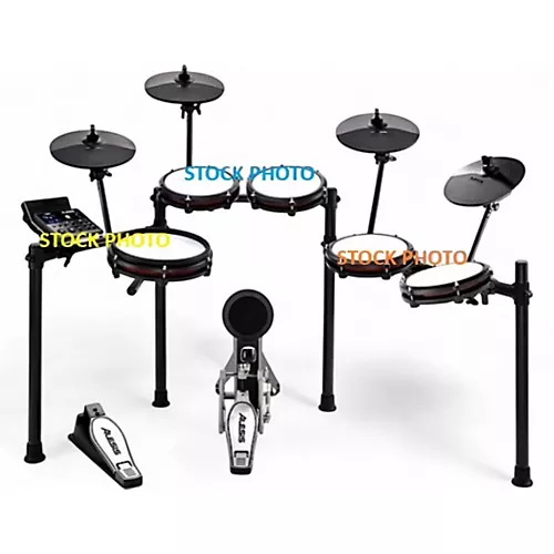 Used Alesis Nitro Max Expanded Electronic Drum Kit Electric Drum Set