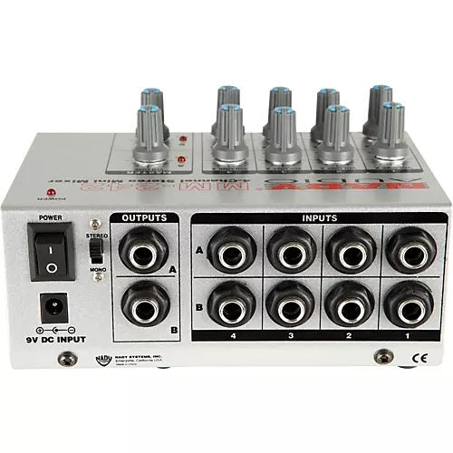 Nady MM-242 4-Channel Mini Mixer