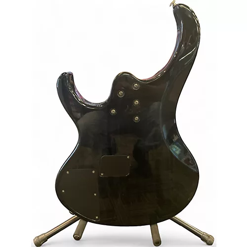 Used Ibanez BTB 406 QM Trans Black Electric Bass Guitar Trans Black