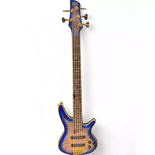 Used Ibanez SR2605 Cerulean Blue Electric Bass Guitar Cerulean Blue