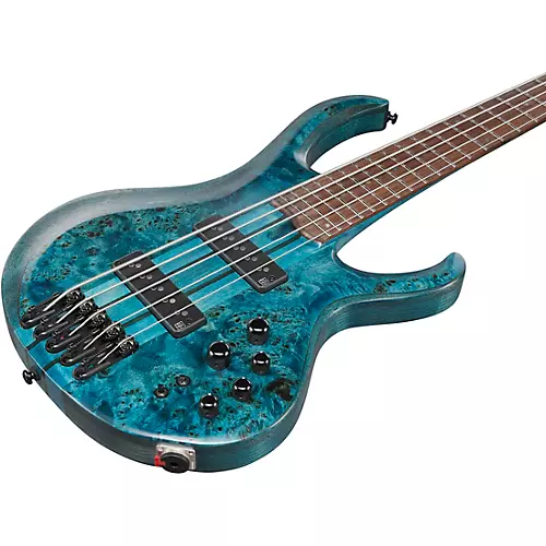 Ibanez BTB945 5-String Electric Bass Guitar Cosmic Blue Low Gloss