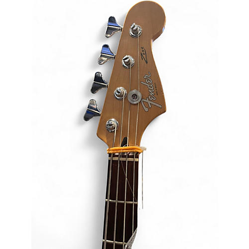 Used Fender Zone Lyte Bass Cherry Sunburst Electric Bass Guitar Cherry Sunburst