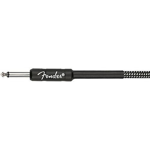 Fender Professional Series Straight to Angled Coil Cable 30 ft. White Tweed