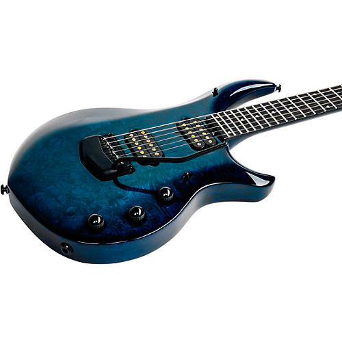 Ernie Ball Music Man John Petrucci BFR Majesty 6 Quilt Top Electric Guitar Red Nebula