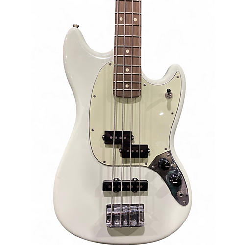 Used Fender Mustang Bass Sonic Blue Electric Bass Guitar Sonic Blue