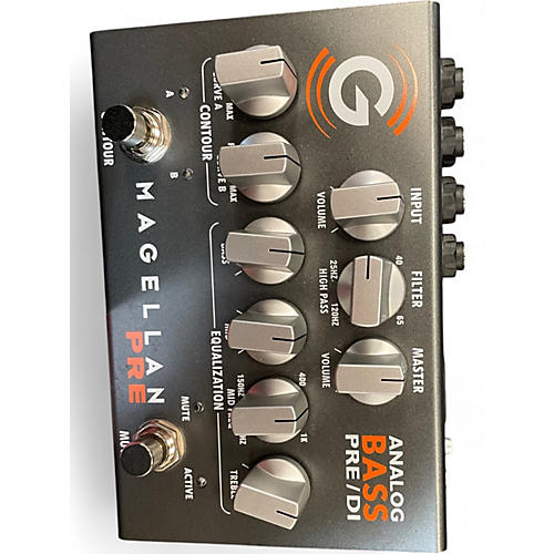 Used Genzler Amplification Magellan Pre Analog Bass Pre/DI Bass Effect Pedal