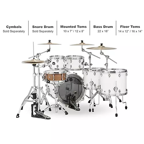 Mapex Saturn Studioease 5-Piece Shell Pack With 22