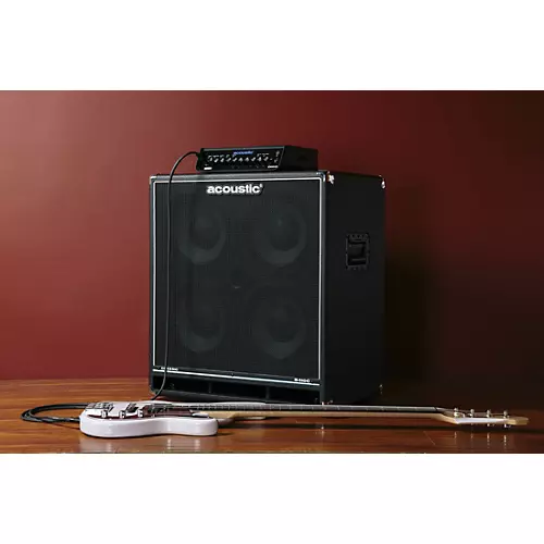 Acoustic B410C Classic 400W 4x10 Bass Speaker Cabinet Black