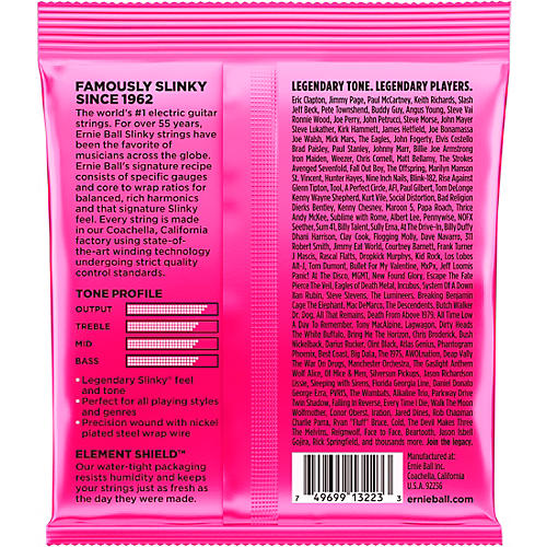 Ernie Ball 3223 Nickel Super Slinky Electric Guitar Strings 3-Pack