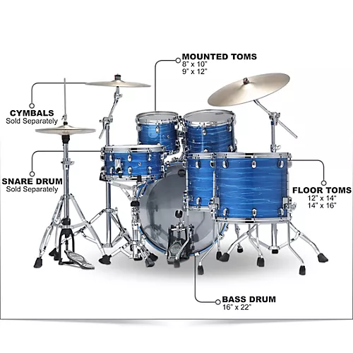 TAMA Starclassic Walnut/Birch 5-Piece Shell Pack with 22