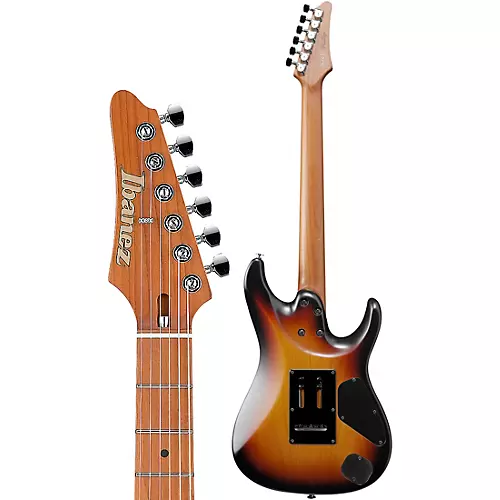 Ibanez Prestige AZ2402L Left-Handed Electric Guitar Tri Fade Burst Flat