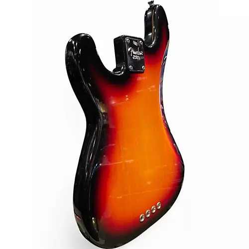 Used 2004 Fender American Standard Precision Bass 3 Tone Sunburst Electric Bass Guitar 3 Tone Sunburst