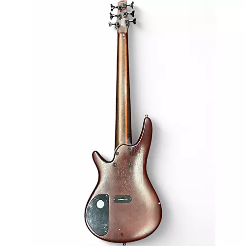 Used Ibanez SR506 6 String brown mahogany Electric Bass Guitar brown mahogany
