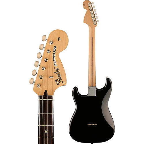 Fender Tom DeLonge Stratocaster Electric Guitar With Invader SH8 Pickup Black
