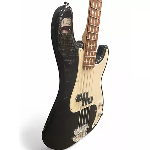 Used Squier Affinity Precision Bass Black Electric Bass Guitar Black
