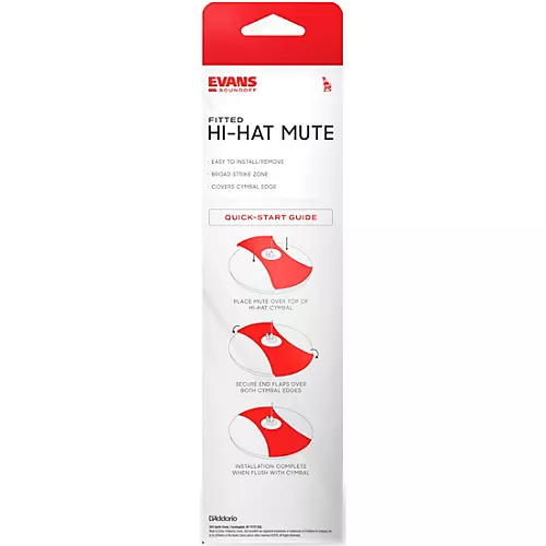 Evans SoundOff Hi-Hat Cymbal Mute 14 in.