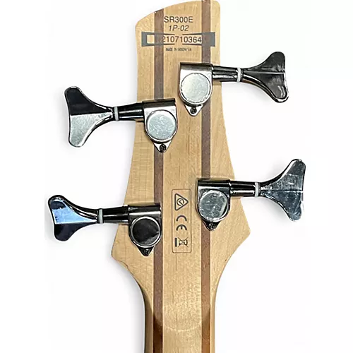 Used Ibanez SR300 Black Electric Bass Guitar Black