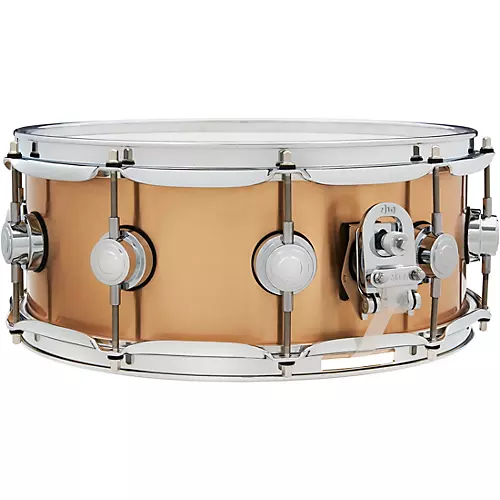 DW Collector's Series 3 mm Brushed Bronze Snare Drum 14 x 6.5 in.