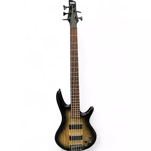 Used Ibanez GIO GSR205SM BLACK EDGE BURST Electric Bass Guitar BLACK EDGE BURST