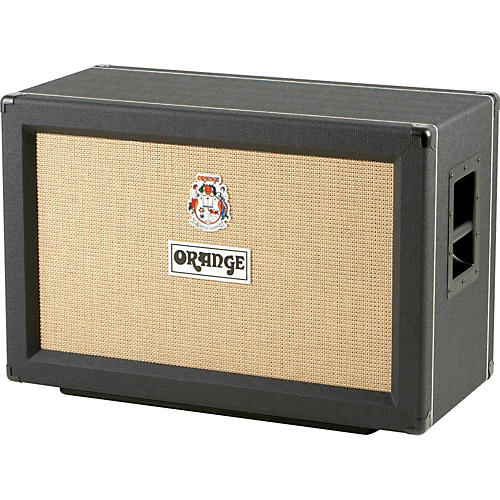 Orange Amplifiers PPC Series PPC212-C 120W 2x12 Closed-Back Guitar Speaker Cabinet Black Straight