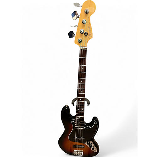 Used 2010 Fender American Standard Jazz Bass 3 Color Sunburst Electric Bass Guitar 3 Color Sunburst