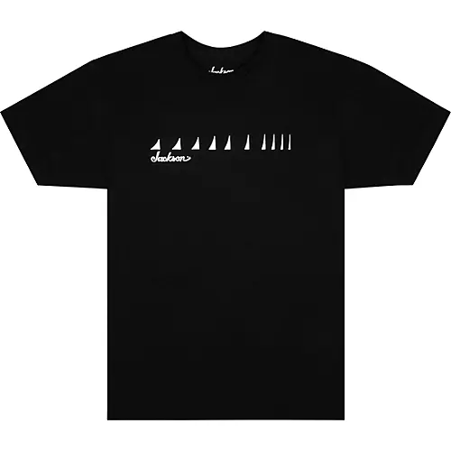 Jackson Shark Fin Neck T-Shirt Medium Black
