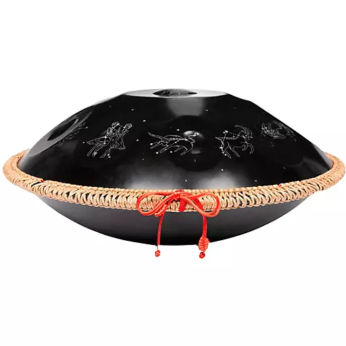 X8 Drums Zodiac Constellation Handpan With Bag and Stand 22 in. Black