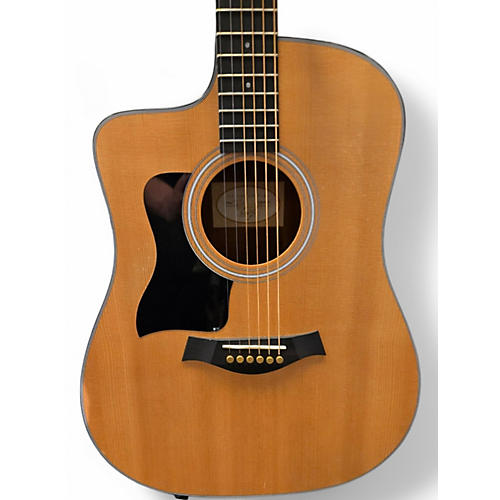 Used Taylor 110CE Left Handed Natural Acoustic Electric Guitar Natural