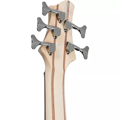 Ibanez BTB605 5-String Electric Bass Guitar Transparent Gray Flat