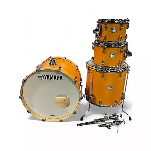 Used Yamaha 4 Piece Tour Custom Butterscotch Drum Kit Butterscotch