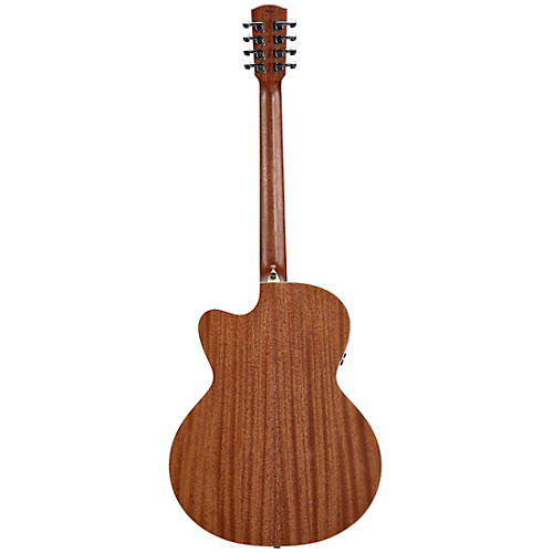 Alvarez ABT60CE 8-String Baritone Acoustic-Electric Guitar Black