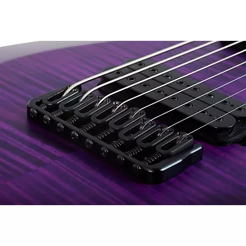 Schecter Guitar Research John Browne Tao-8 Electric Guitar Satin Trans Purple