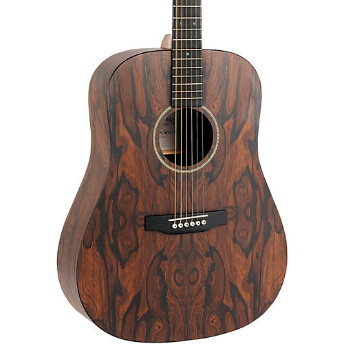 Martin D-X1E Special X Series HPL Ziricote Dreadnought Acoustic-Electric Guitar Natural
