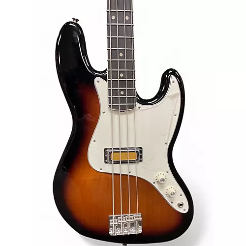 Used Fender jazz bass gold foil 2 Tone Sunburst Electric Bass Guitar 2 Tone Sunburst