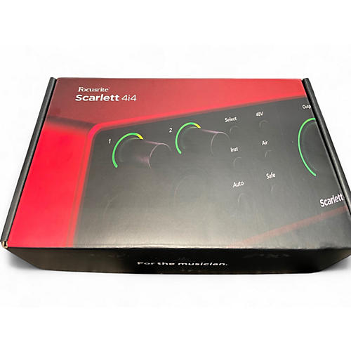 Used 2024 Focusrite 4i4 Gen 4 Audio Interface