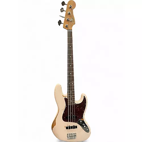 Used Fender Flea Signature Jazz Bass Shell Pink Electric Bass Guitar Shell Pink