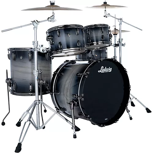 Ludwig Maple Exotic 4-Piece Studio Shell Pack with 22 in. Bass Drum Amethyst Burst