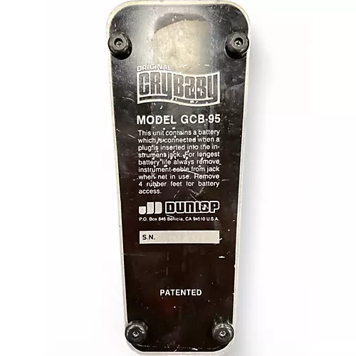 Used Dunlop GCB95 Effect Pedal
