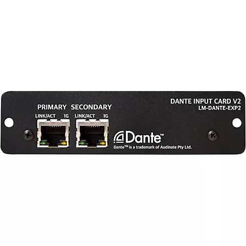 Livemix LM-DANTE-EXP2 DANTE INPUT Option Card