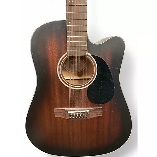 Used Mitchell T331TCE Brown 12 String Acoustic Electric Guitar Brown