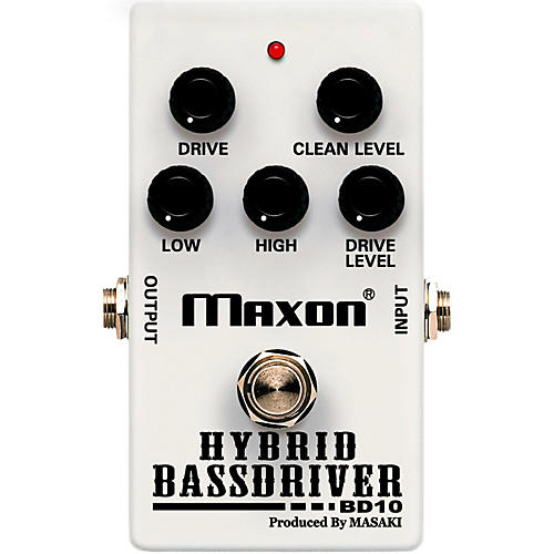 Open-Box Maxon BD10 Hybrid Bass Driver Effects Pedal Condition 1 - Mint