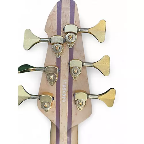 Used Peavey cirrus 6 trans flame maple Electric Bass Guitar trans flame maple