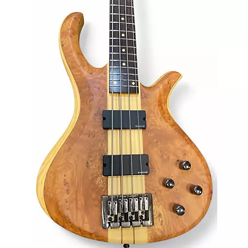 Used Schecter Guitar Research Riot 4 String Natural Electric Bass Guitar Natural